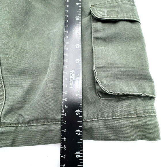 BOY SCOUTS OF AMERICA Youth 10 Green‎ Cargo Shorts Uniform USA Cotton Pockets - Picture 7 of 8